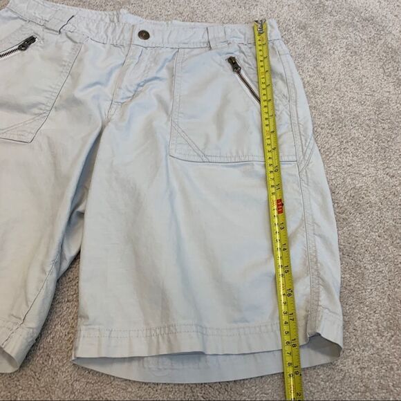 COLUMBIA beige cargo Bermuda shorts Sz 10 - Picture 7 of 8